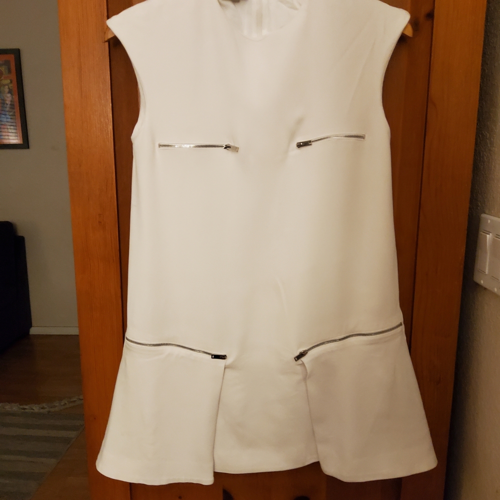 Authentic Stella McCartney Zip Pocket Mini Dress Size 40 EUC - Picture 15 of 15